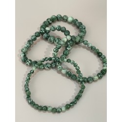 Bracelet en agate arbre.
Existe en perles 4 mm, 6 mm, 8 mm et 10 mm.