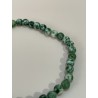 Bracelet en agate arbre, perles 4 mm.