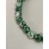 Bracelet en agate arbre, perles 6 mm.