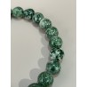 Bracelet en agate arbre, perles 8 mm.