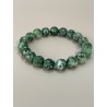 Bracelet en agate arbre, perles 10 mm.