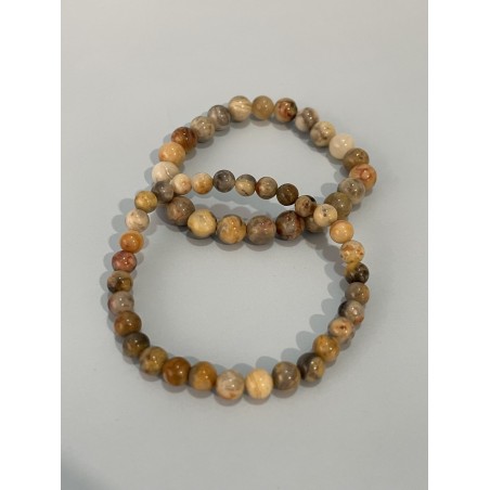 Bracelet en agate crazy lace.
Existe en perles 6 mm et 8 mm. Bracelet en agate crazy lace.
Existe en perles 6 mm et 8 mm.