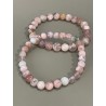 Bracelet en agate fleur de cerisier