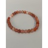 Bracelet en agate rouge.
Perles 6 mm.