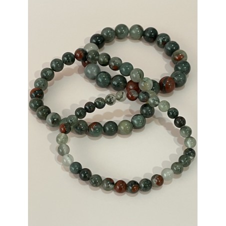 Bracelet en agate sang.
Existe en perles 6 mm, 8 mm et 10 mm. Bracelet en agate sang.
Existe en perles 6 mm, 8 mm et 10 mm.