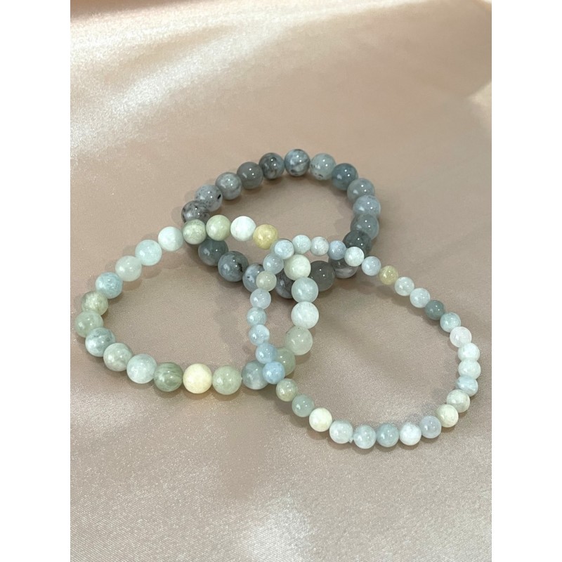 Bracelet aigue marine