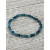 Bracelet apatite bleue