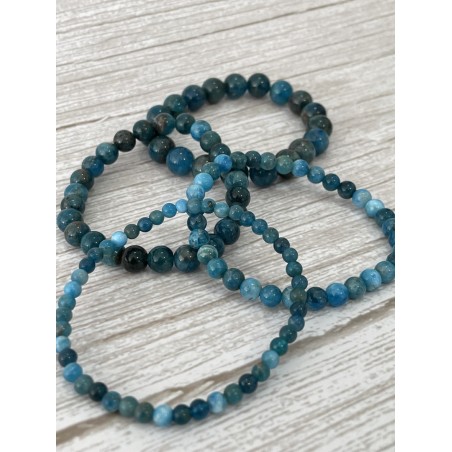 Bracelet apatite bleue Bracelet apatite bleue
