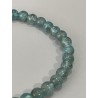 Bracelet apatite bleue cristallisée