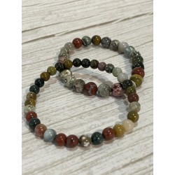 Bracelet jaspe océan