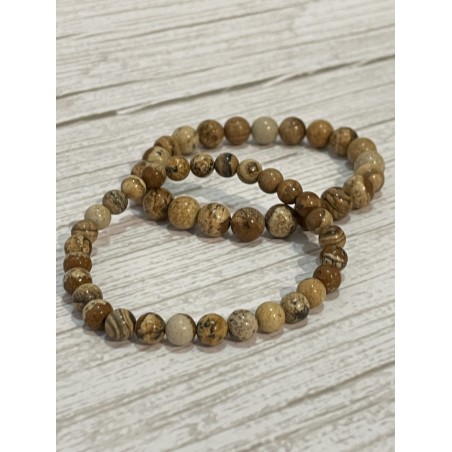 Bracelet en jaspe paysage Bracelet en jaspe paysage