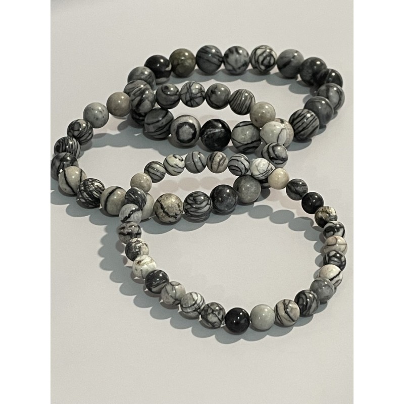 Bracelet en jaspe Picasso