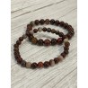 Bracelet en jaspe polychrome
