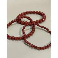 Bracelet jaspe rouge