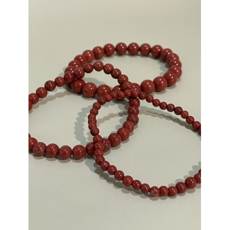 Bracelet jaspe rouge Bracelet jaspe rouge