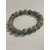 Bracelet en labradorite grise, perles 10 mm.