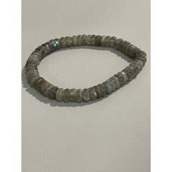 Bracelet labradorite rondelles