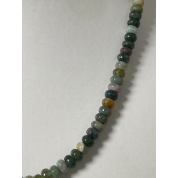 Collier agate panachée