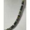 Collier agate panachée