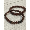 Bracelet obsidienne mahagonite