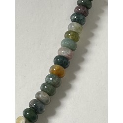 Collier agate panachée