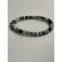 Bracelet en œil de chat, perles 6 mm.