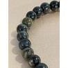 Bracelet  en œil de faucon, perles 6 mm.