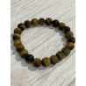 Bracelet en œil de tigre mat