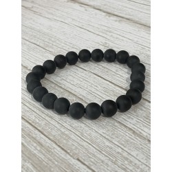Bracelet onyx mat