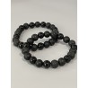 Bracelet onyx et lave