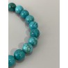Bracelet en turquoise de Chine, perles 8 mm.