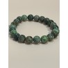 Bracelet en turquoise d'Afrique, perles 8 mm.