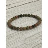 Bracelet en unakite, perles 6 mm.