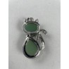 face arrière pendentif chat et aventurine