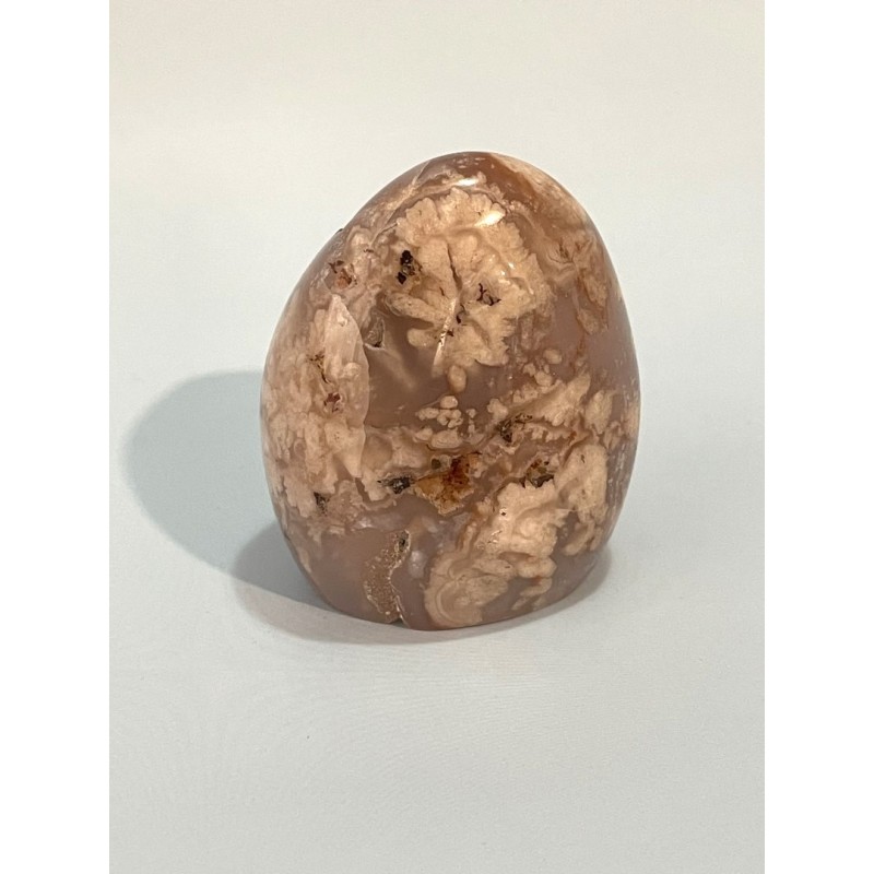 Formes libres en agate mousse rose 001