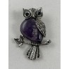 Pendentif-broche chouette