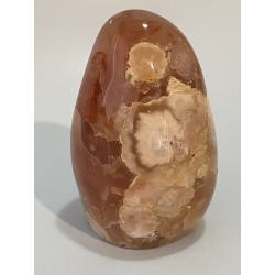 Forme libre agate mousse rose 002