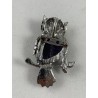 Pendentif-broche chouette