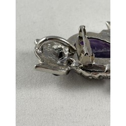 Pendentif-broche chouette