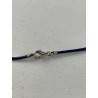 Cabochon en calcédoine bleue