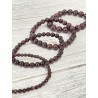 Bracelets en grenat almandin, perles 4 mm facettées, 6 mm, 8 mm et 10 mm.