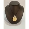 Pendentif en opale jaune