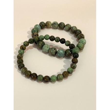 Bracelet en opale verte