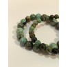 Bracelet en opale verte