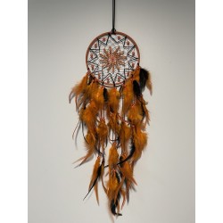 Attrape-rêves 0013 tons orange et noir