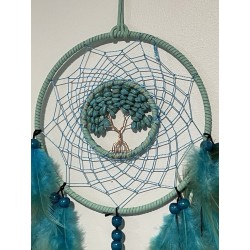 Arbre de vie en howlite teintée.