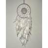 COLLECTION DOUCEUR :

Attrape-rêves blanc avec arbre de vie en cristal de roche