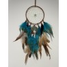 Attrape-rêves Terra – Bois, plumes naturelles & arbre de vie en aventurine.