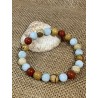 Bracelet Souffle d’été – harmonie de pierres naturelles aux tons lumineux.