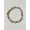 Pierres naturelles utilisées pour la création du bracelet La Navigatrice des Tempêtes.